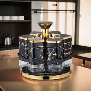 360° Rotating Spice Carousel Rack (UAE)