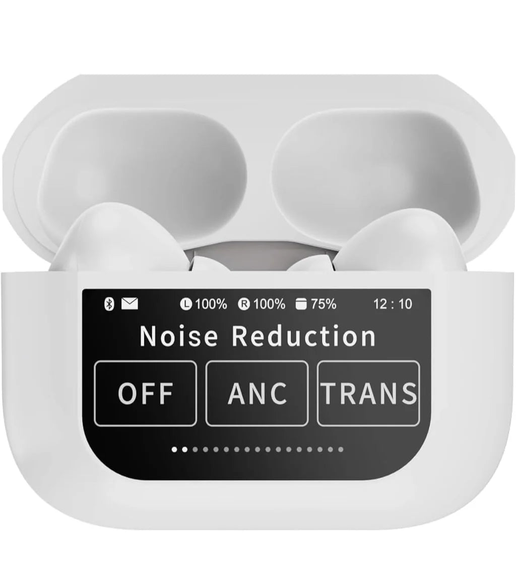 Airpods with LCD touchscreen display bluetooth 5.3