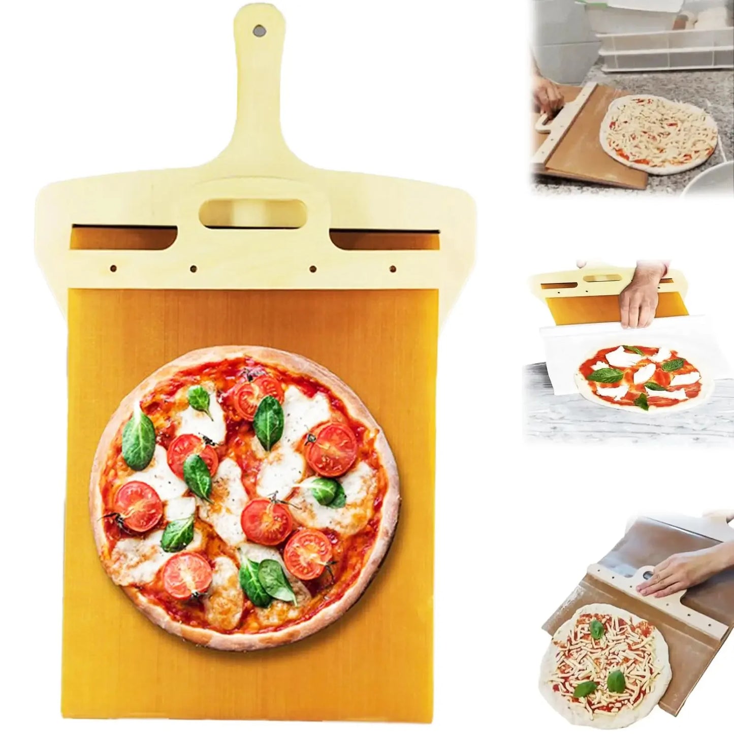 Kitchen Gadgets Sliding Pizza Shovel (UAE)